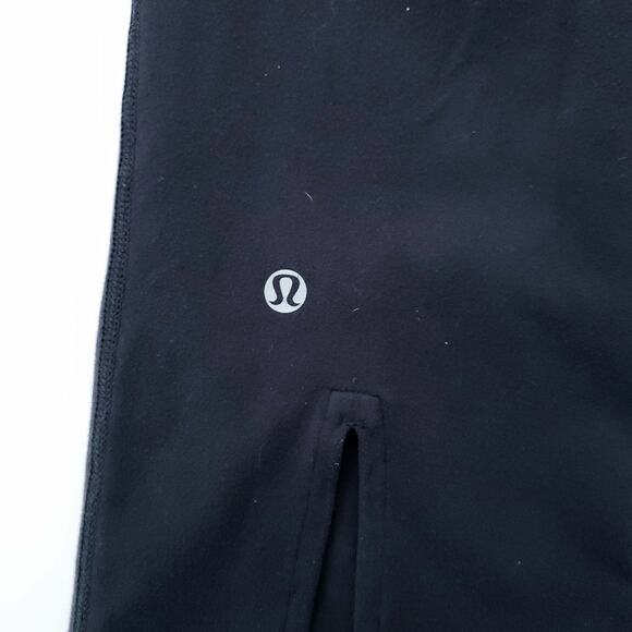 Lululemon Capri Leggings with Slits Size 2 Gray Exercise Yoga Athletic Pants Gym - Picture 3 of 6